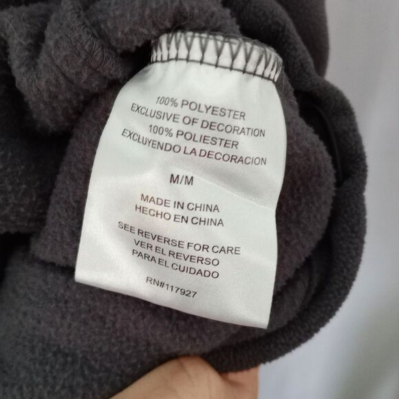 HEAD Polar Fleece Quarter Zip Pullover Jacket Athletic Sweatshirt Workout Med - Picture 7 of 7